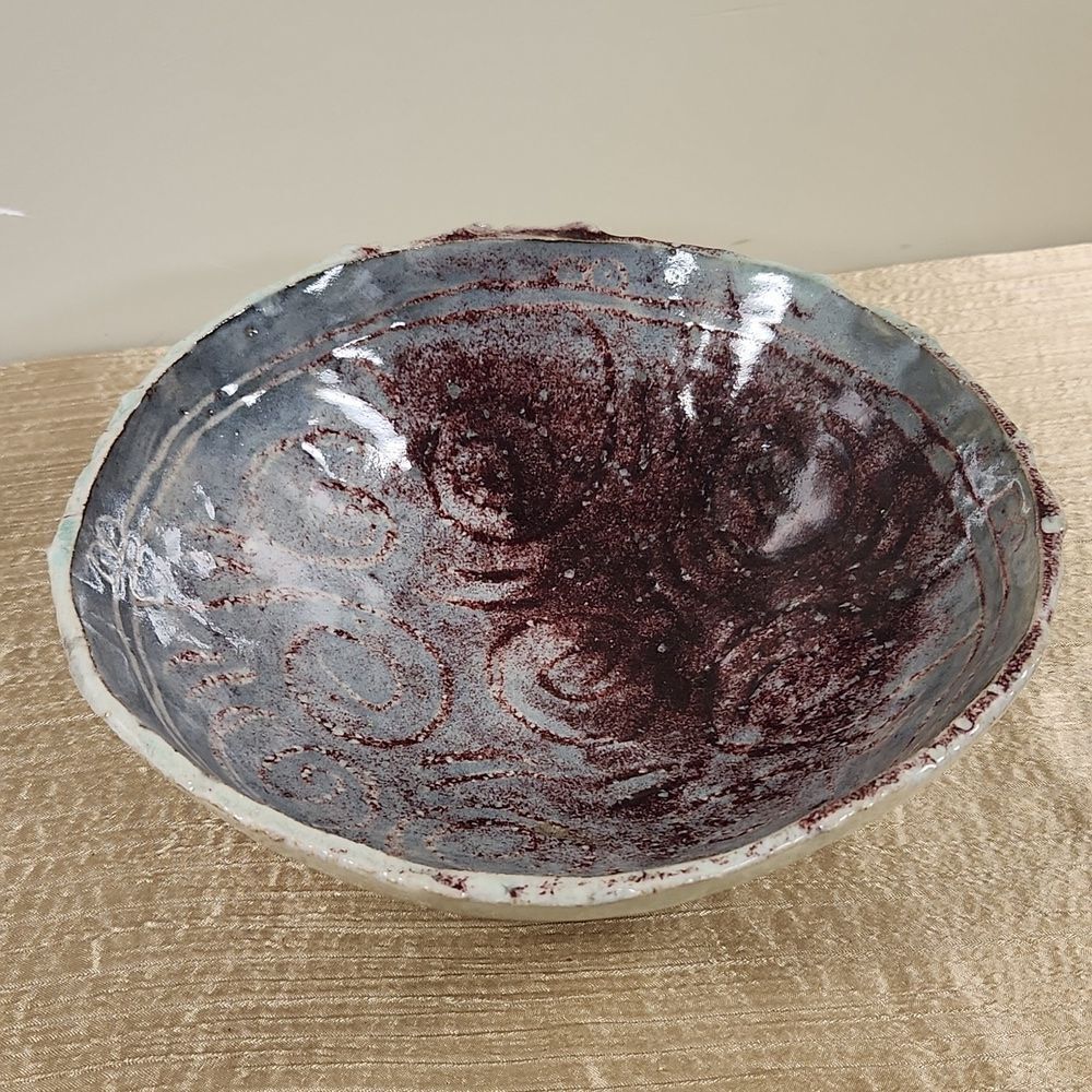 Handmade Pottery Bowl Maui Vintage